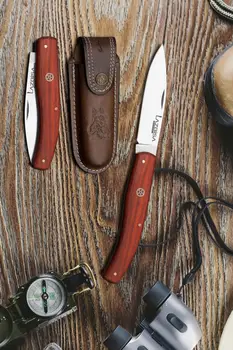 Уличный нож, Карманный Нож, Походный Нож, Кухонный нож ручной работы с подарочными ножнами (21 см)