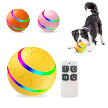 Умные Игрушки Для Собак, Автоматический Катящийся Мяч, Электрические Игрушки Для Собак, Интерактивные Для Дрессировки Собак, Самодвижущиеся Игрушки Для Щенков, Аксессуары Для домашних животных