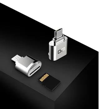 Устройство чтения карт памяти DM CR010 OTG Micro SD/TF для смартфона Andriods с интерфейсом Micro USB