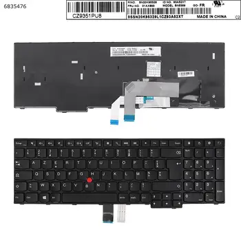 Французский AZERTY Новая Сменная Клавиатура для Ноутбука Lenovo Thinkpad E550 E550C E555 E560 E565 E560C с Указателем