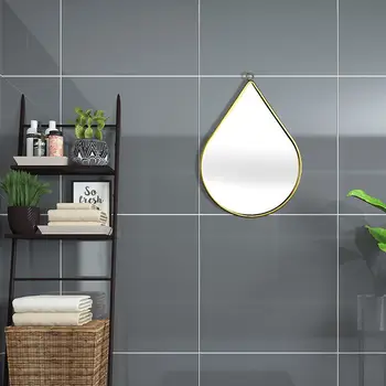 Французское настенное украшение для дома, гостиной, Декоративное зеркало в ванной, Креативное зеркало для макияжа, настенное украшение в форме капли воды