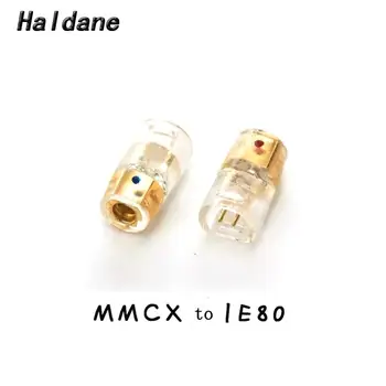 Штекер для наушников Haldane pair для IE80 Male to MMCX Female Converter Adapter