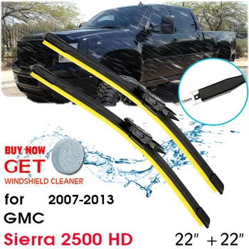 Щетка Стеклоочистителя автомобиля, Резиновый Силиконовый Стеклоочиститель для GMC Sierra 2500 HD 2007-2013 LHD/RHD 22 