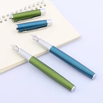 Элегантная цветная подарочная ручка с каллиграфическим наконечником из серебра