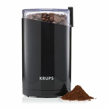 Электрическая кофемолка для кофе и специй Fast Touch с лезвиями из нержавеющей стали, черный itop