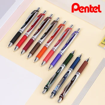 Японская Гелевая ручка Pente Energel BLN75Z, лимитированная к 20-летию, 20 цветов, Гладкая быстросохнущая Ручка для печати, Офисные школьные принадлежности